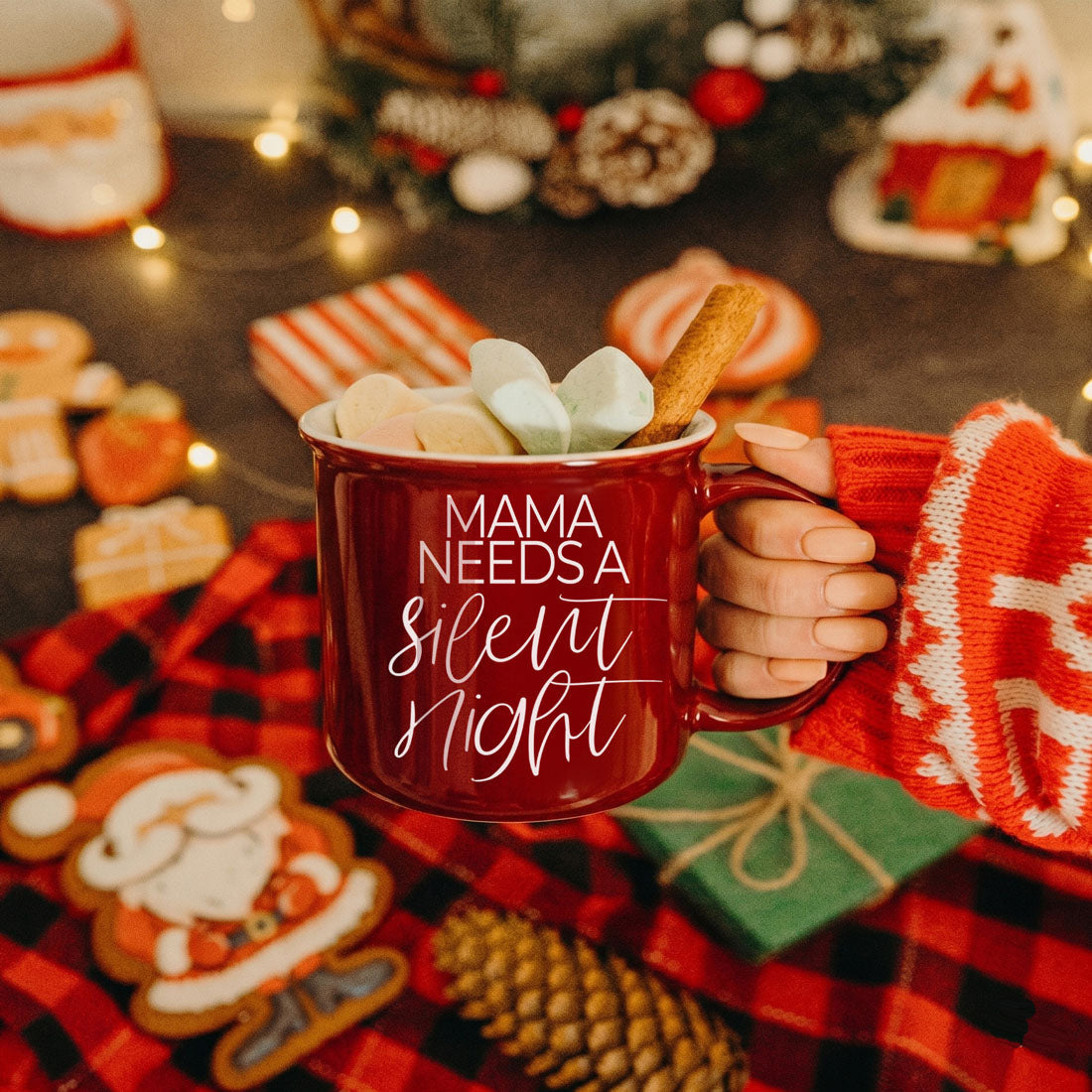 Funny Christmas Eve mug for moms
Mama Needs a Silent Night mug for Christmas morning
Funny Christmas morning coffee mug for moms
Holiday mug for sassy Christmas mornings
Mama Needs a Silent Night mug for holiday sarcasm
Funny sarcastic holiday coffee mug
Sarcastic Christmas mug for moms
Funny adult Christmas mug