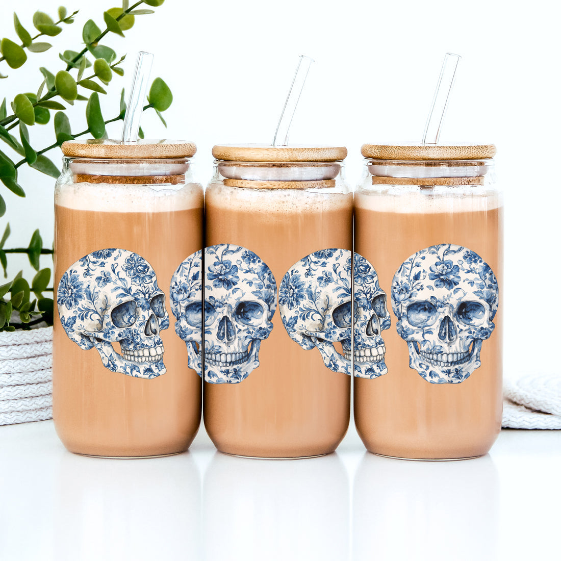 Chinoiserie Skull 20oz