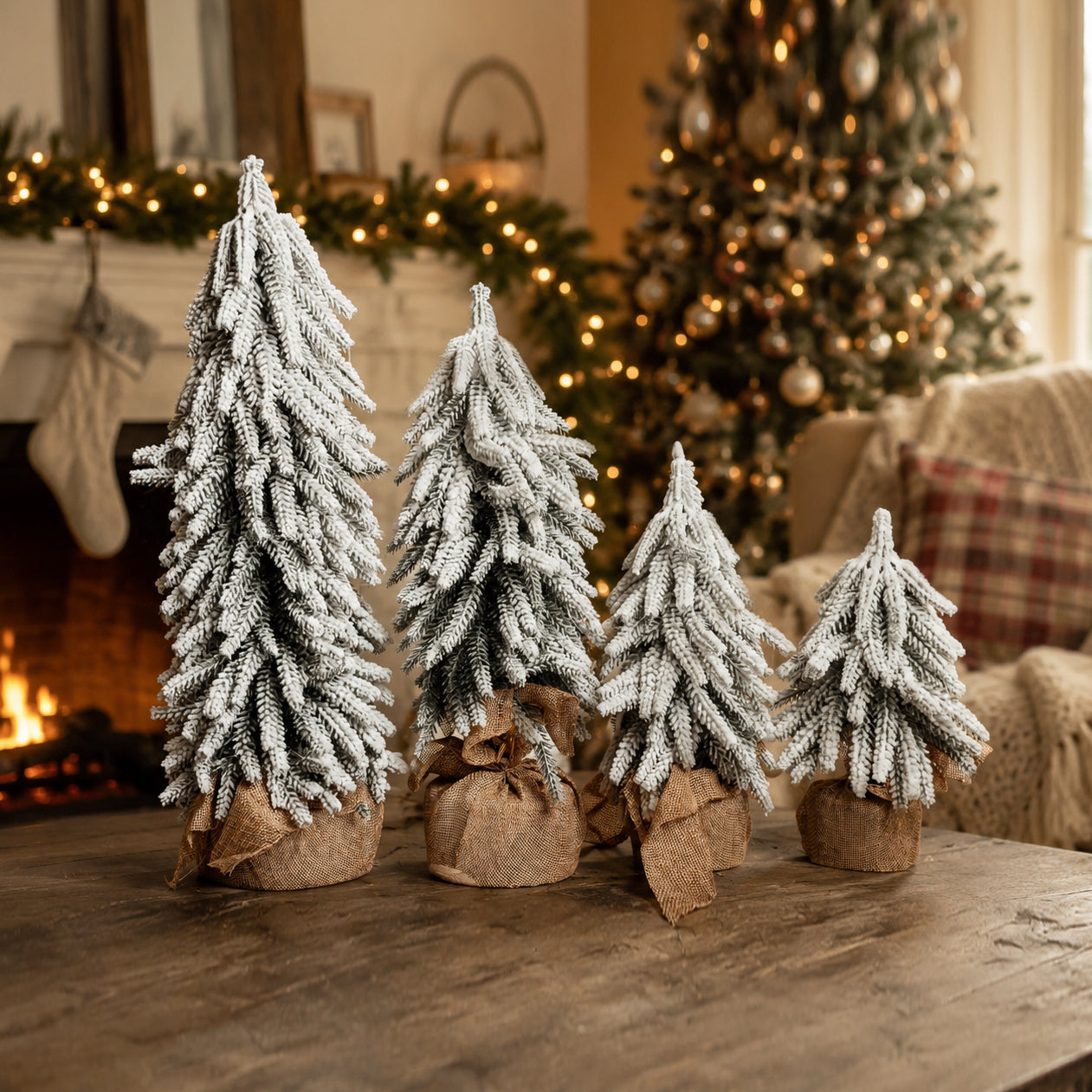 Snow Christmas Trees NEW