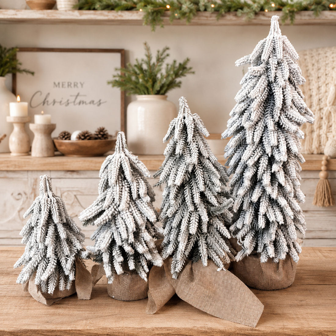 Snow Christmas Trees NEW