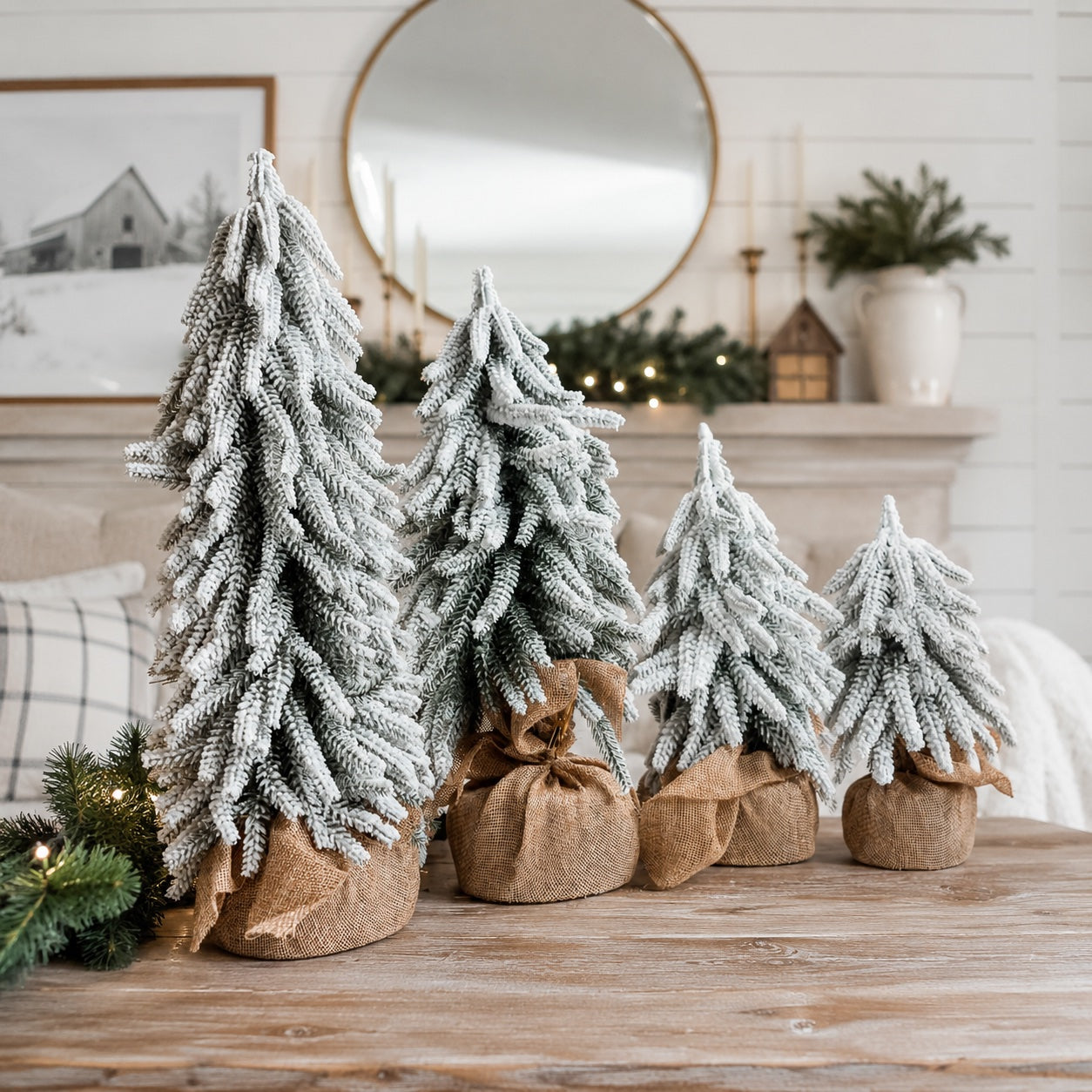 Snow Christmas Trees NEW