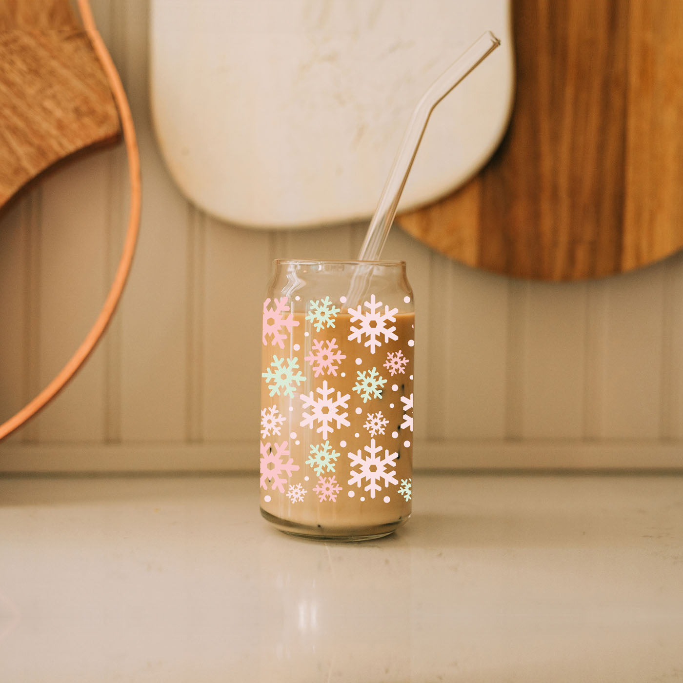 Pastel Snowflakes