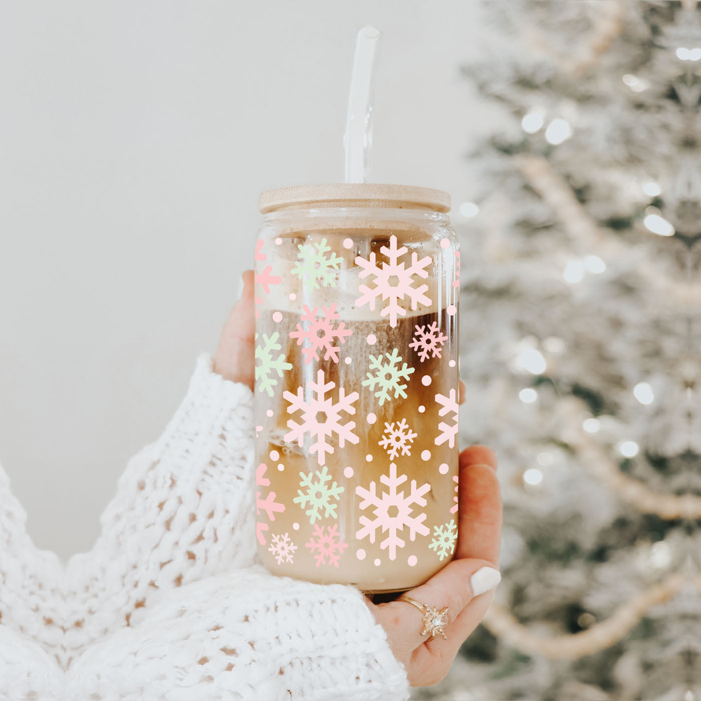 Pastel Snowflakes