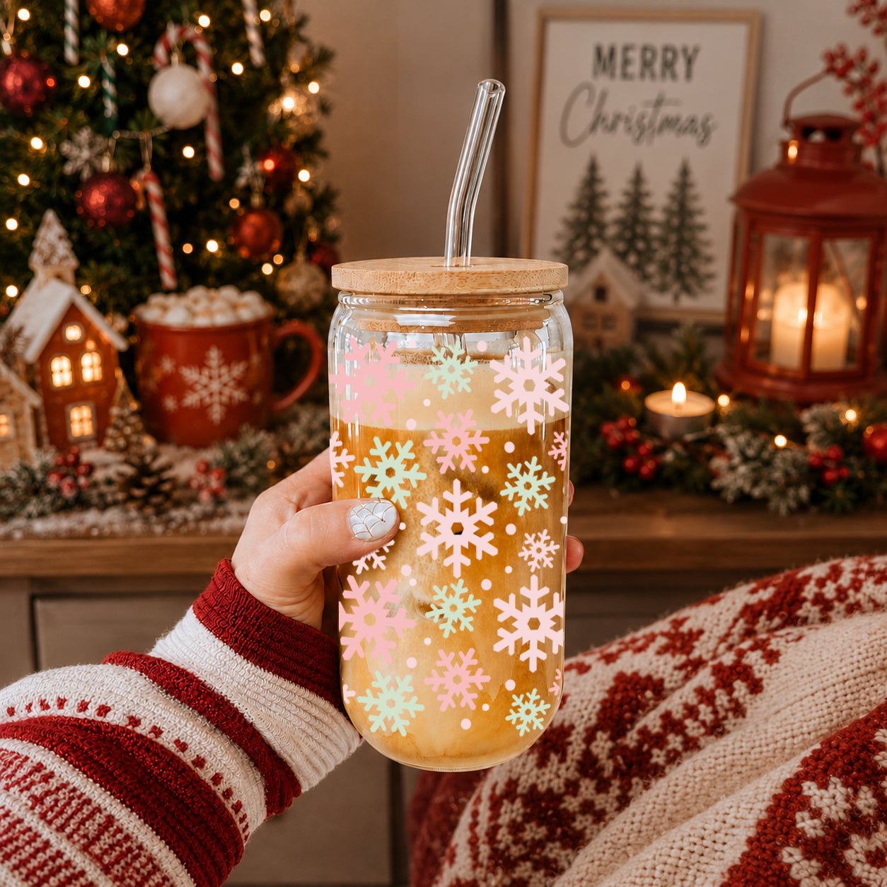 Pastel Snowflakes