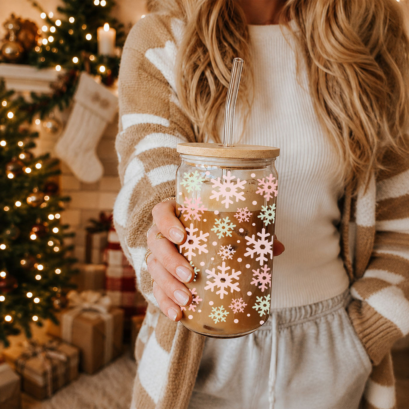Pastel Snowflakes