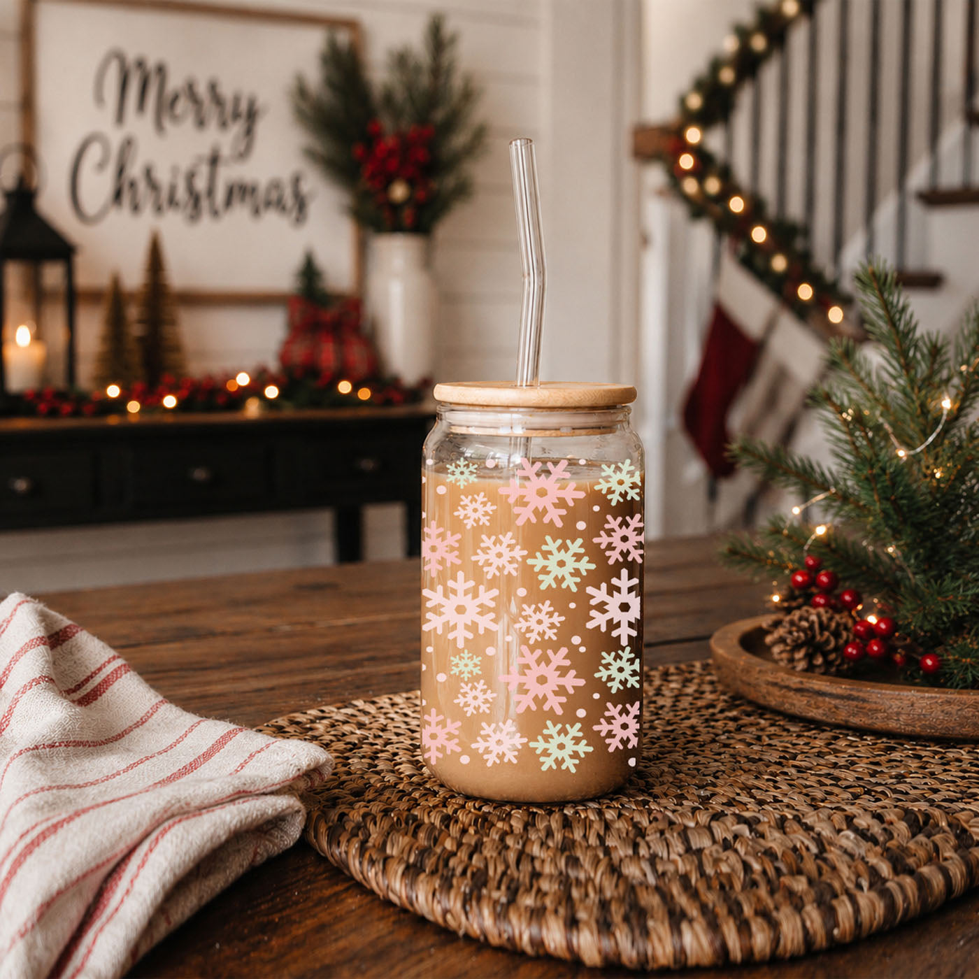 Pastel Snowflakes