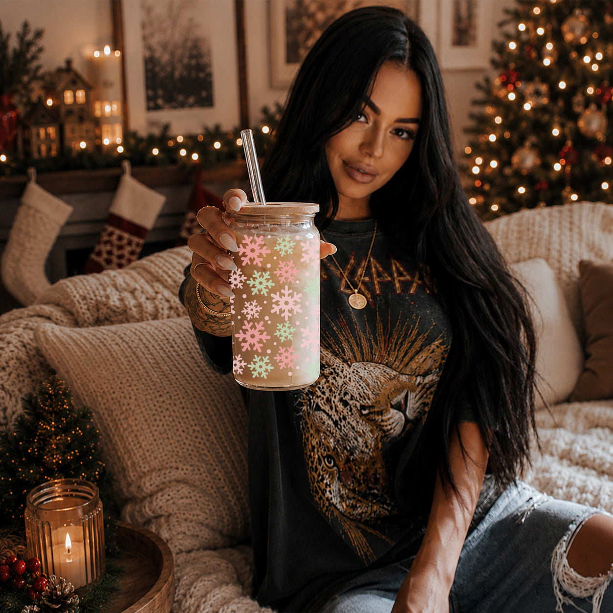 Pastel Snowflakes