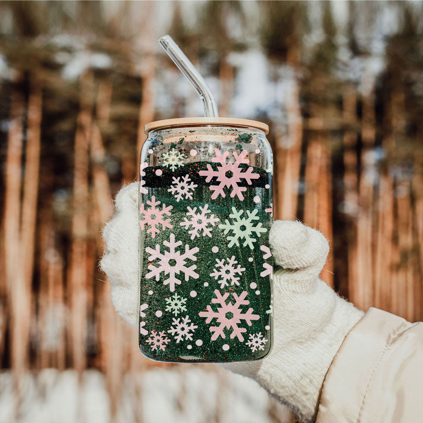Pastel Snowflakes