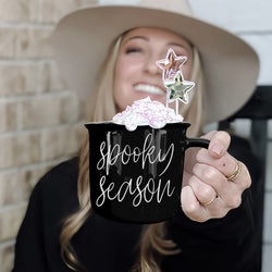 Spooky Season coffee mug
Halloween black mug
Spooky coffee cup
Black ceramic Halloween mug
Gothic coffee mug