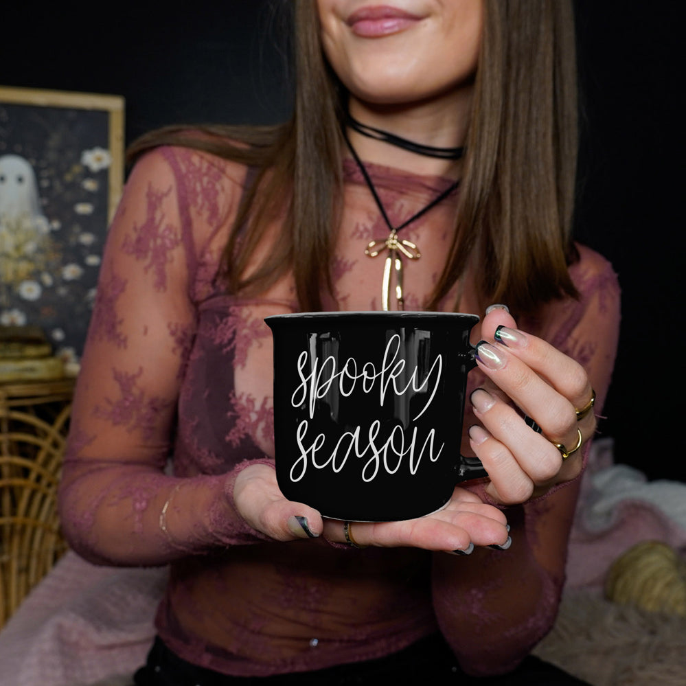 Halloween coffee mug
October coffee cup
Fall spooky mug
Halloween season cup
Autumn Halloween mug