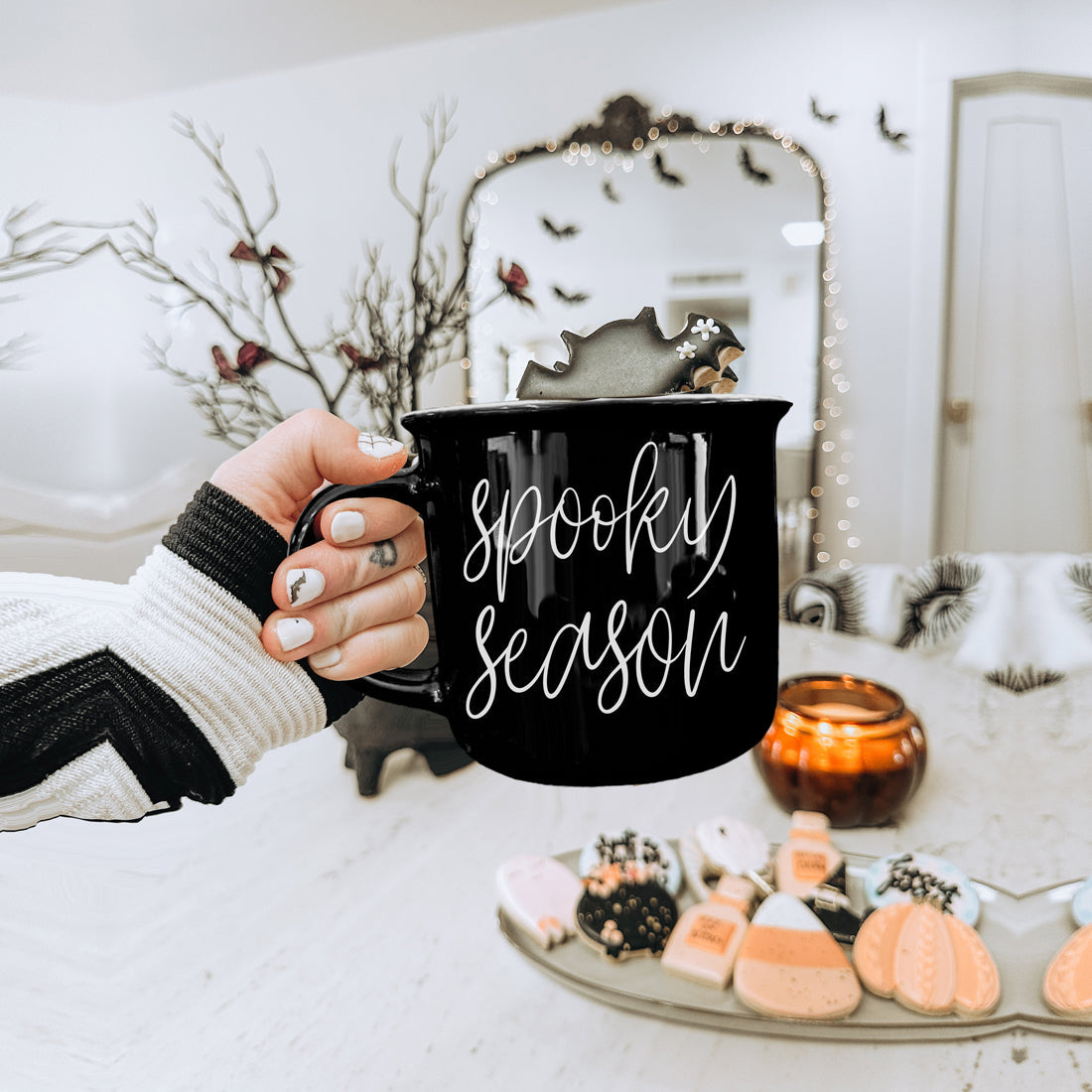 Fall Season Gothic Mug Halloween Drinkware Collection
October mug series
Spooky coffee collection