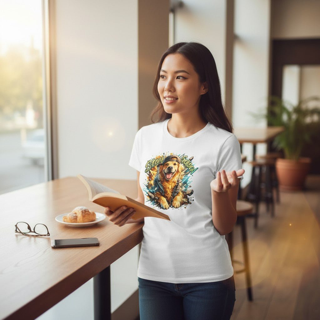 Stay Golden Retriever Graphic T-Shirt