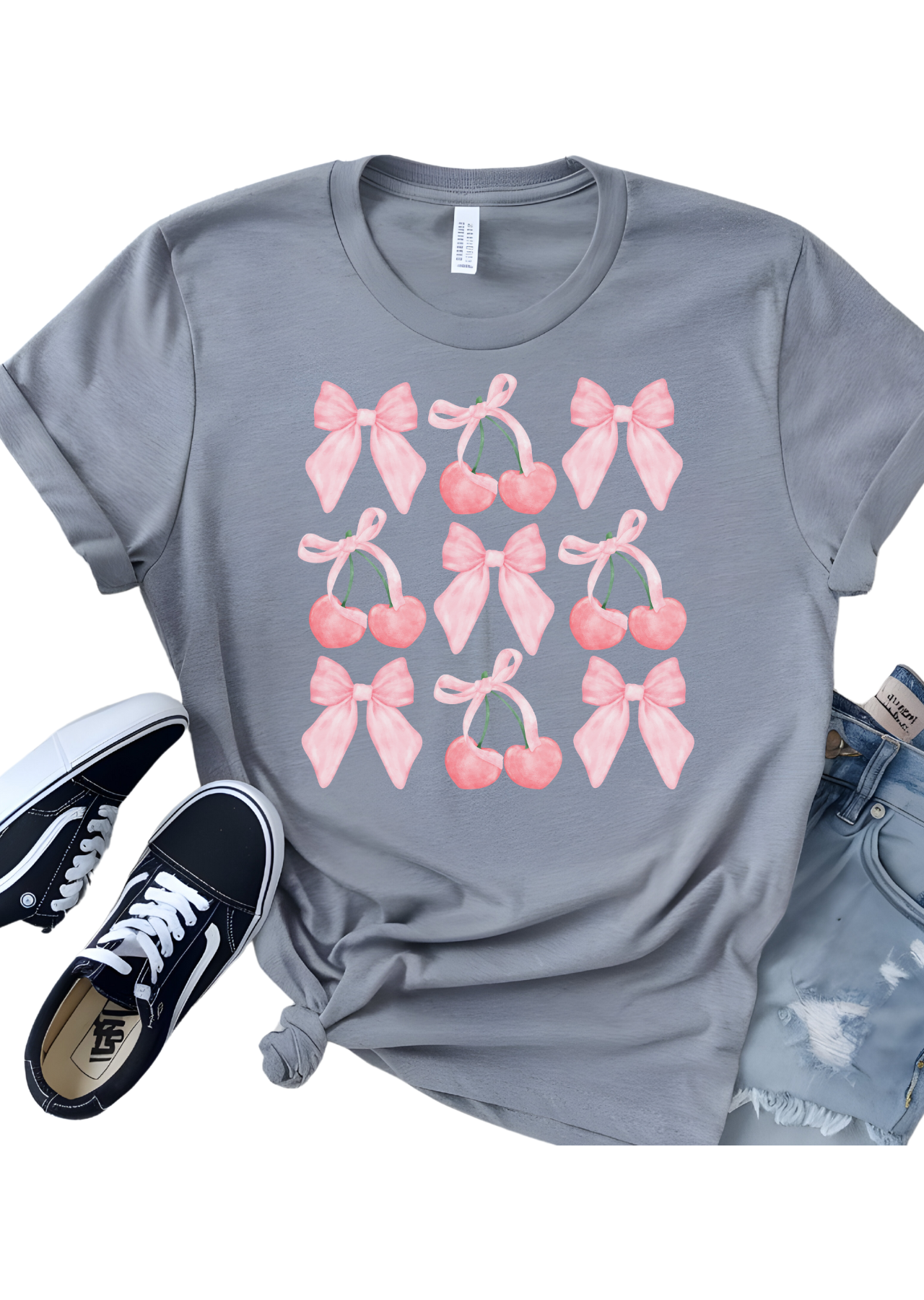 Coquette Bows & Cherries T-Shirt