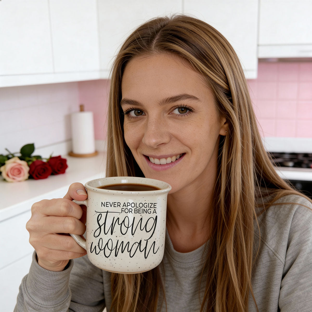 funny empowerment mug never apologize for being a strong woman
gift for boss lady never apologize for being a strong woman mug
best friend gift strong woman mug
birthday gift for women strong woman coffee mug
graduation gift for her never apologize for being a strong woman mug
