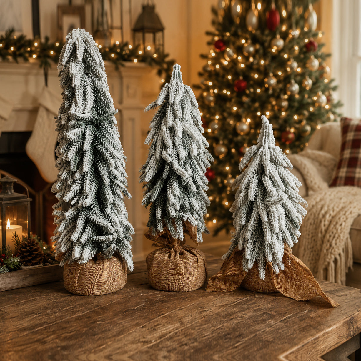 Snow Christmas Trees NEW