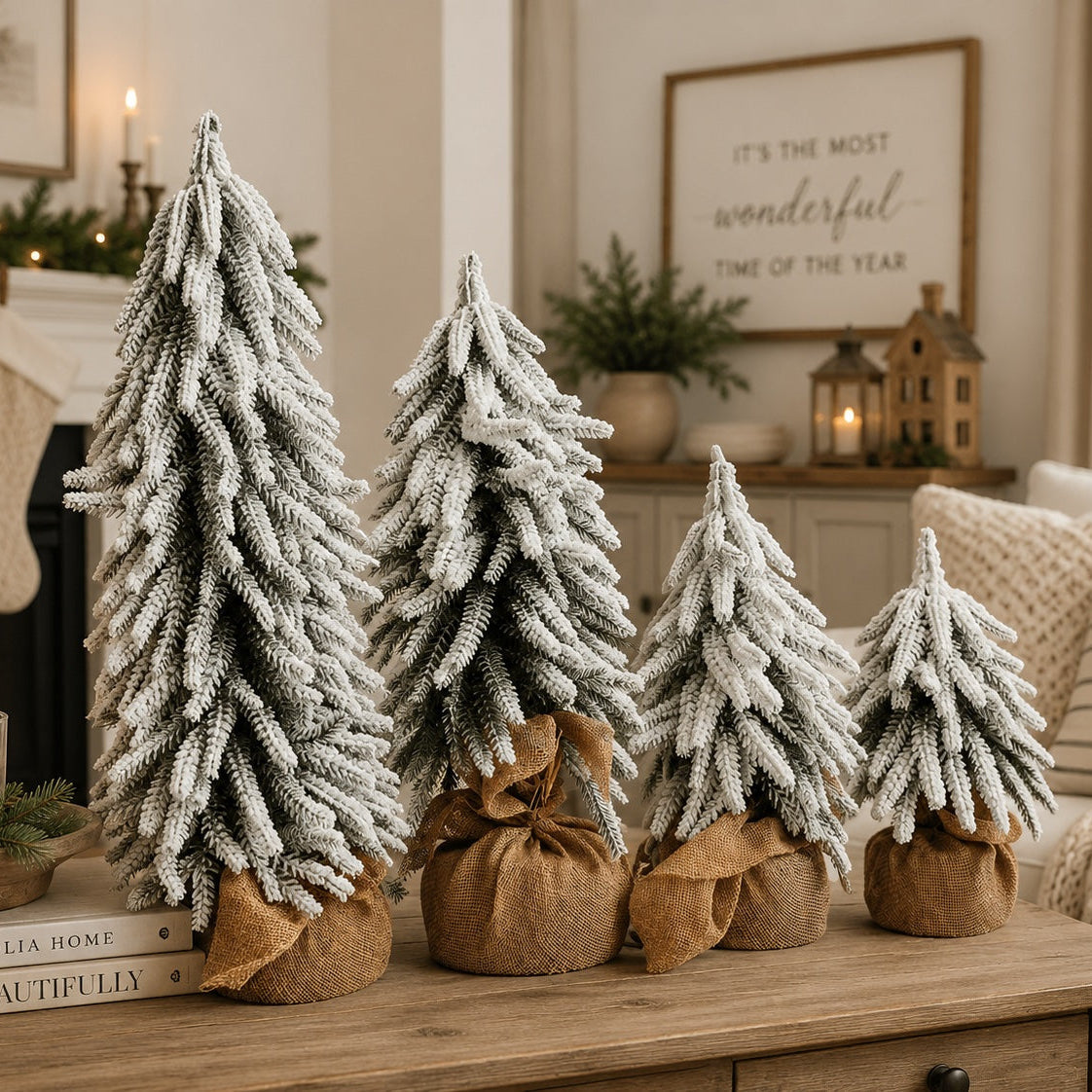 Snow Christmas Trees NEW