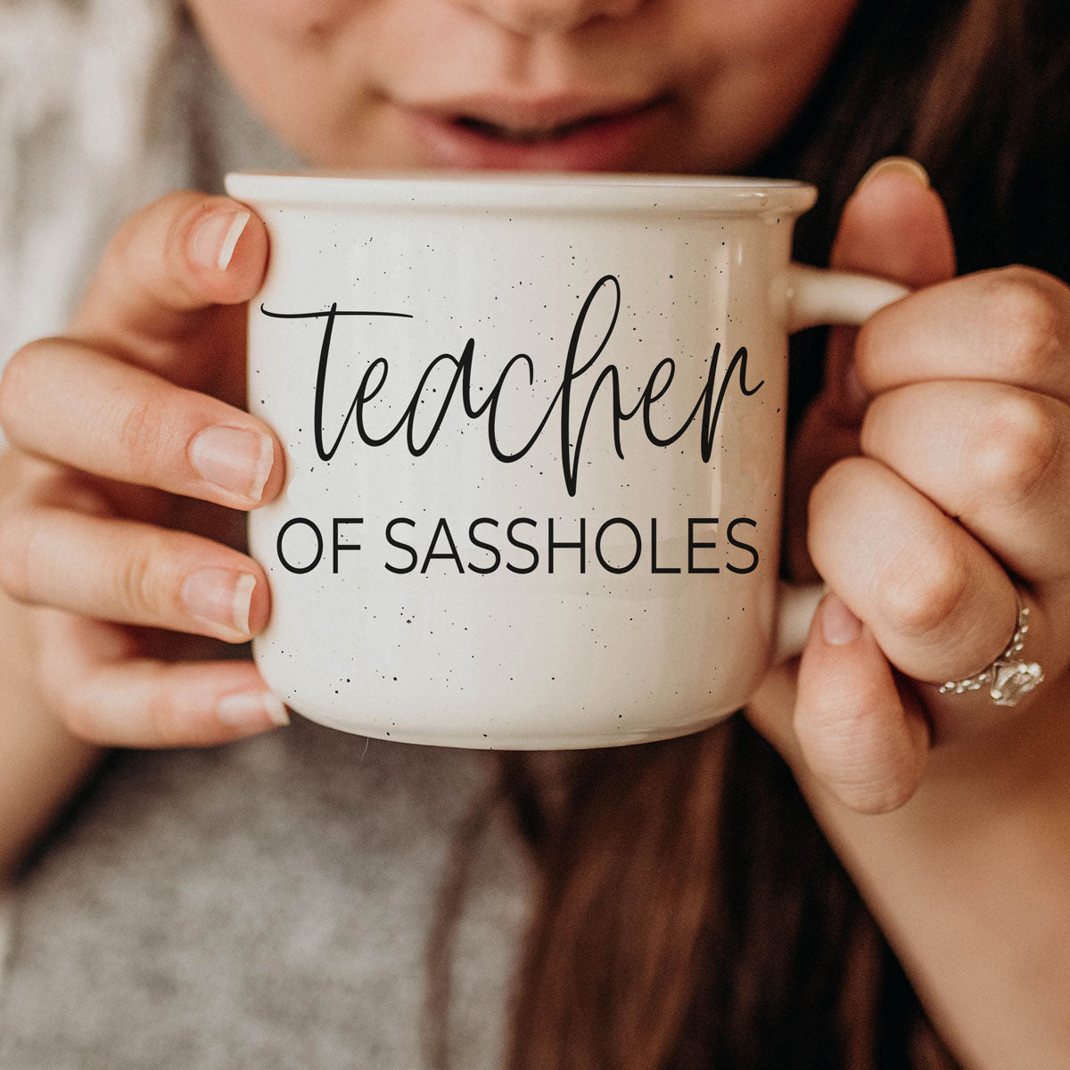 back to school gift teacher of sassholes cup
funny classroom teacher coffee mug
teacher of sassholes ceramic mug close up
minimalist style funny teacher coffee cup
teacher mug for sassy sarcastic educator