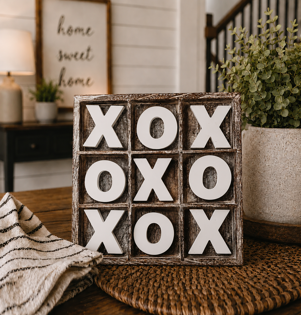 Rustic Tic Tac Toe