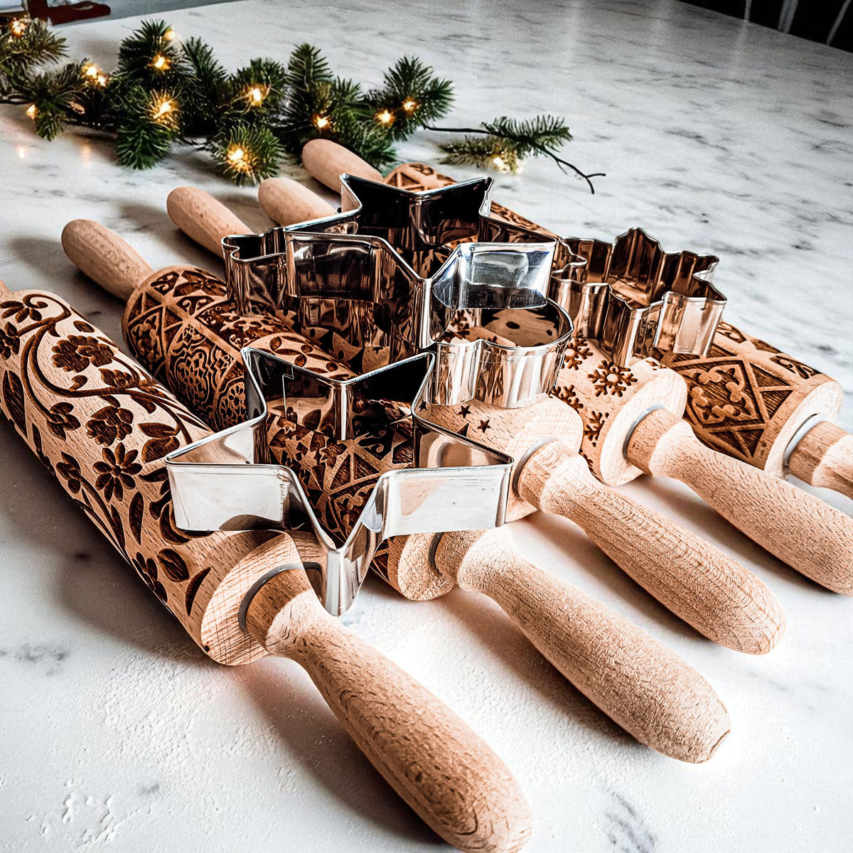 Christmas Rolling Pin Set