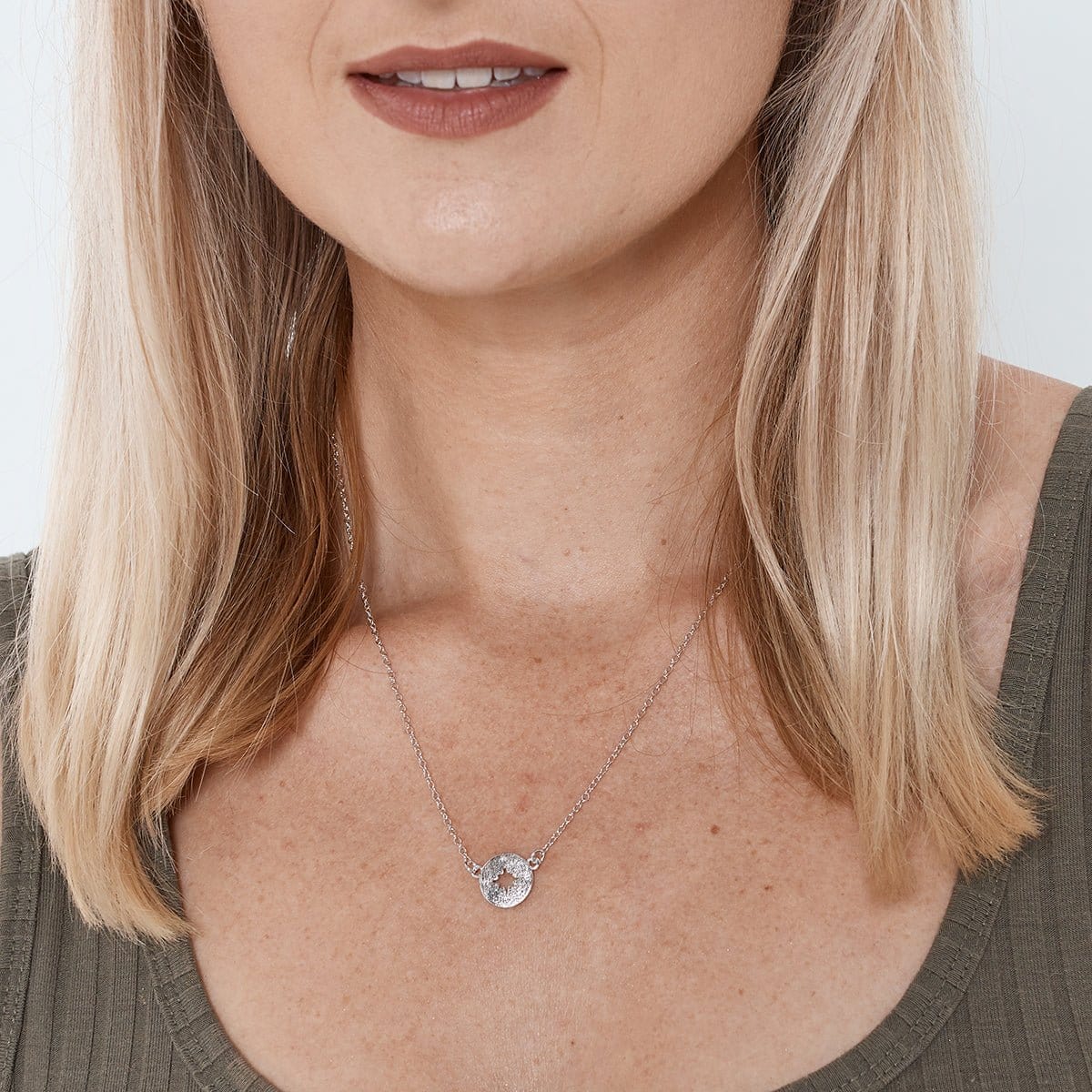 Unbiological Sisters Compass Necklace