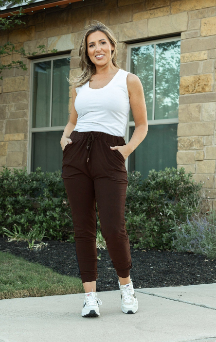 Pre Order | The Brianna Brown Joggers  - Luxe Leggings by Julia Rose®
