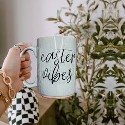 modern spring coffee mug
easter morning coffee cup
spring vibes drinkware
pastel easter collection