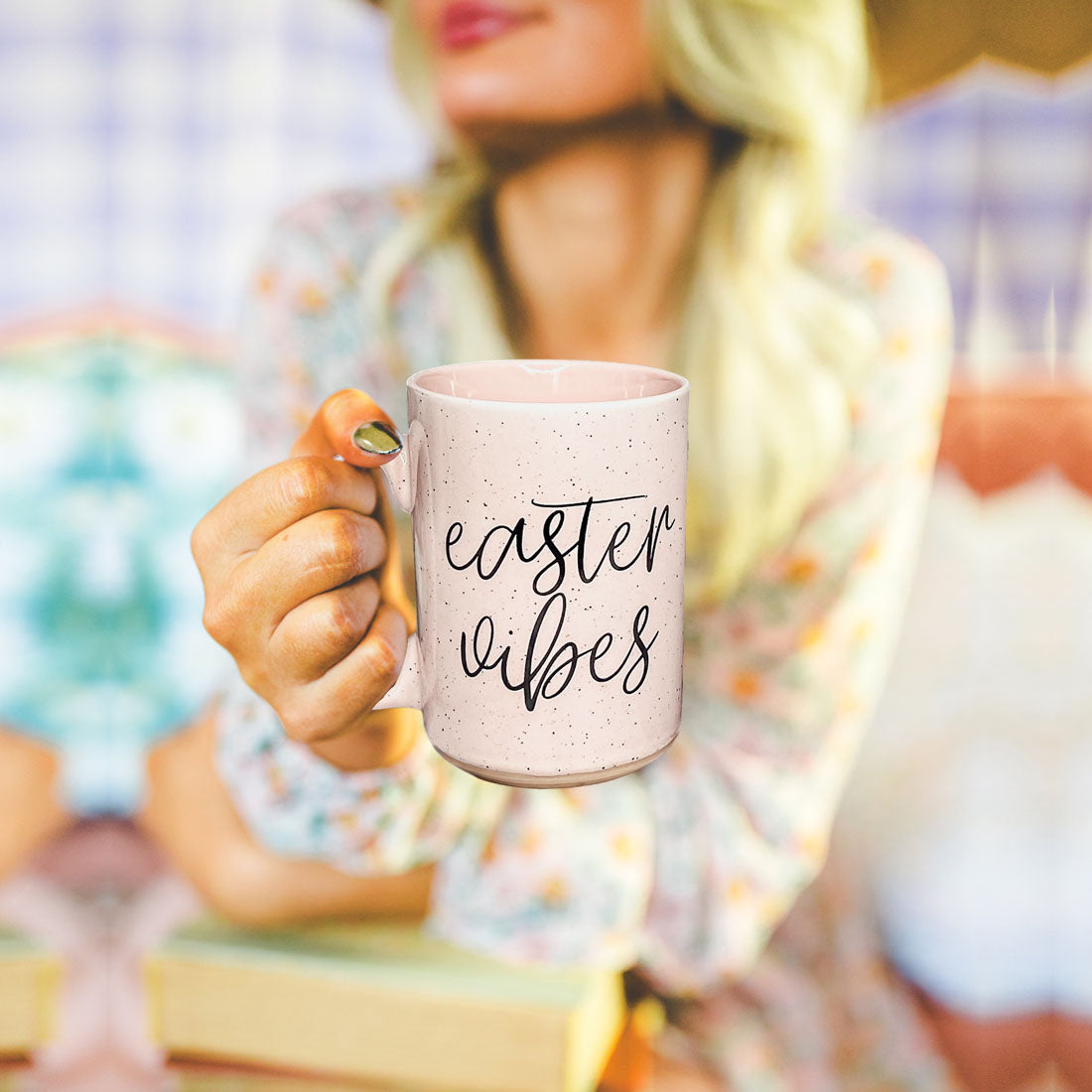 easter coffee station
spring breakfast table
easter morning routine
spring coffee moment
easter brunch setup