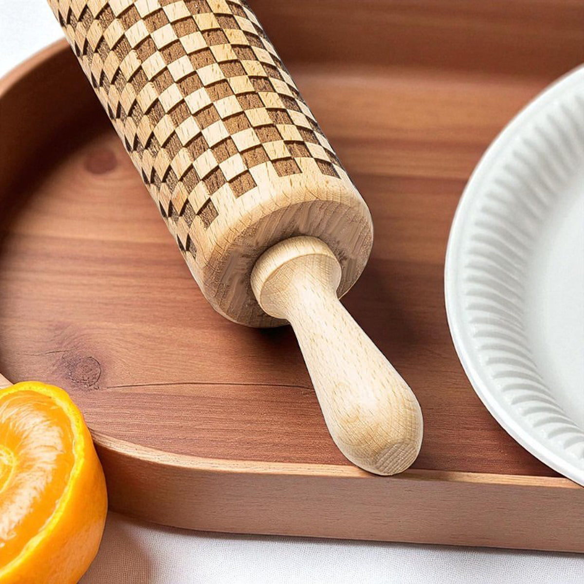 Courtly Check Rolling Pin