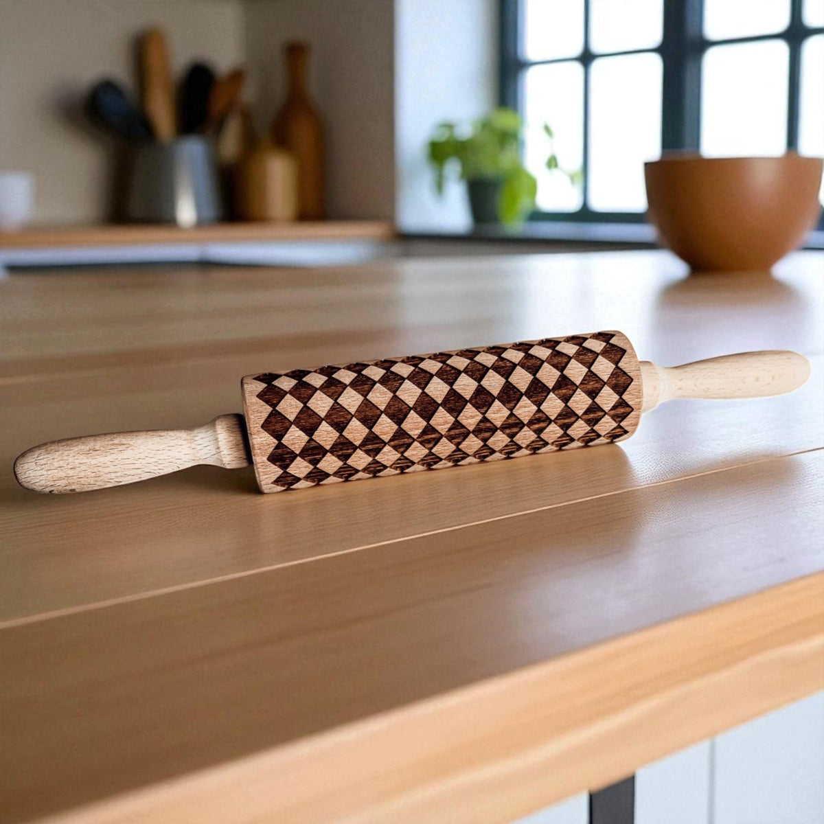 Courtly Check Rolling Pin