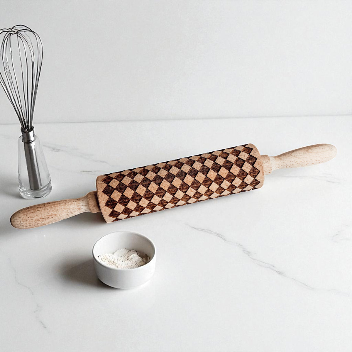 Courtly Check Rolling Pin