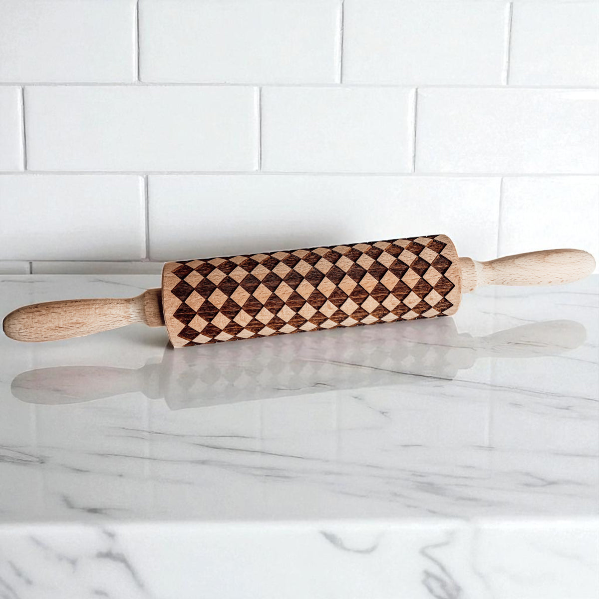 Courtly Check Rolling Pin
