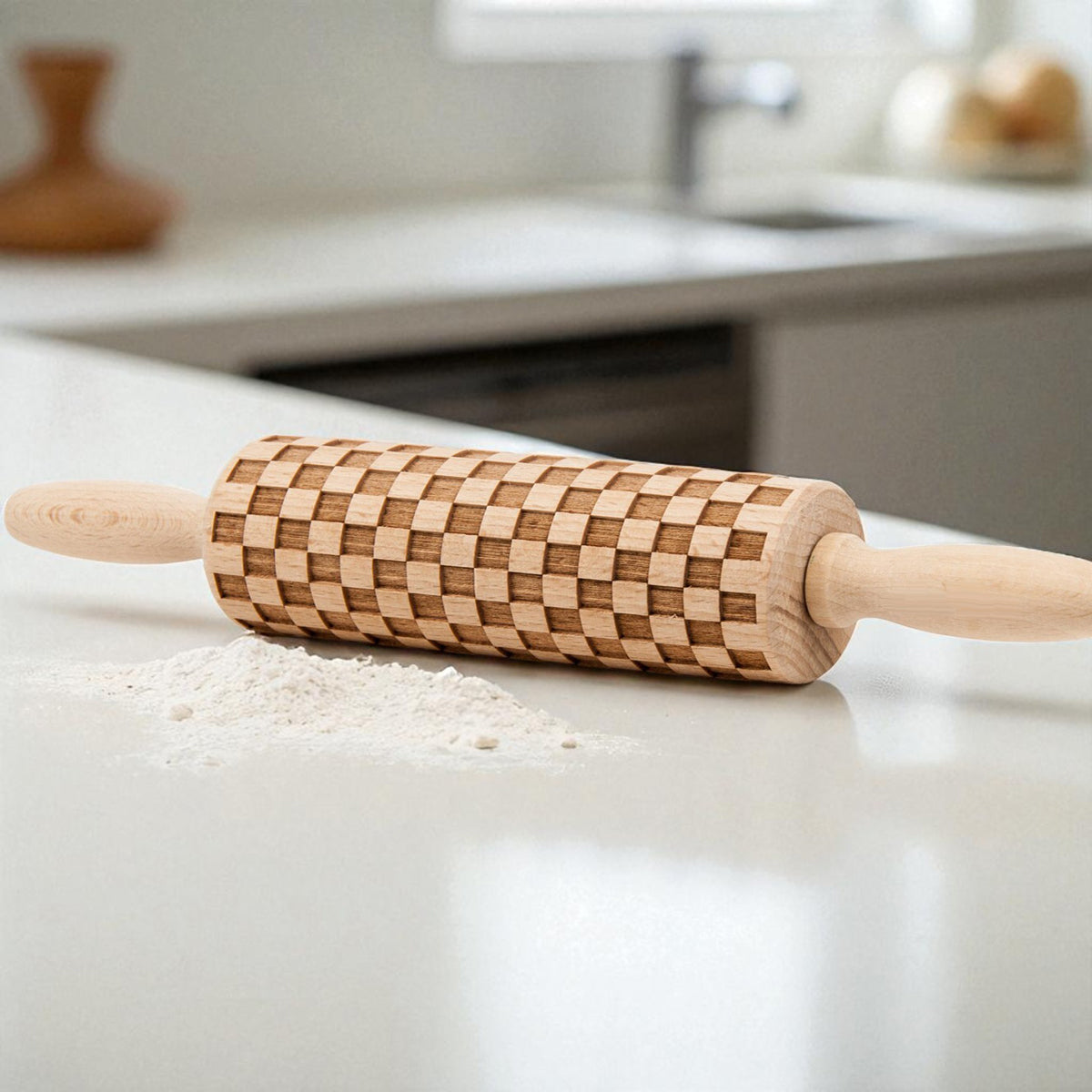 Courtly Check Rolling Pin