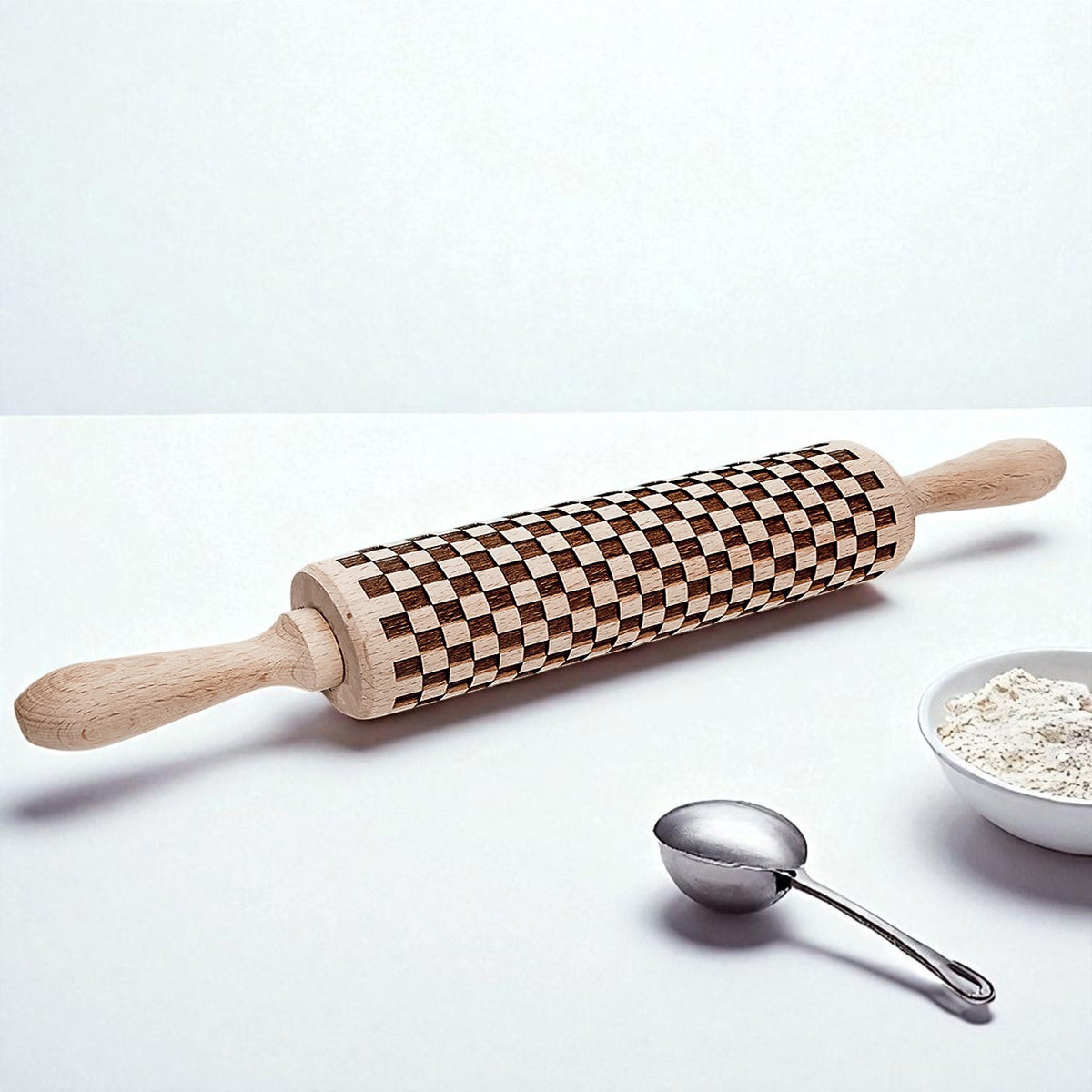 Courtly Check Rolling Pin