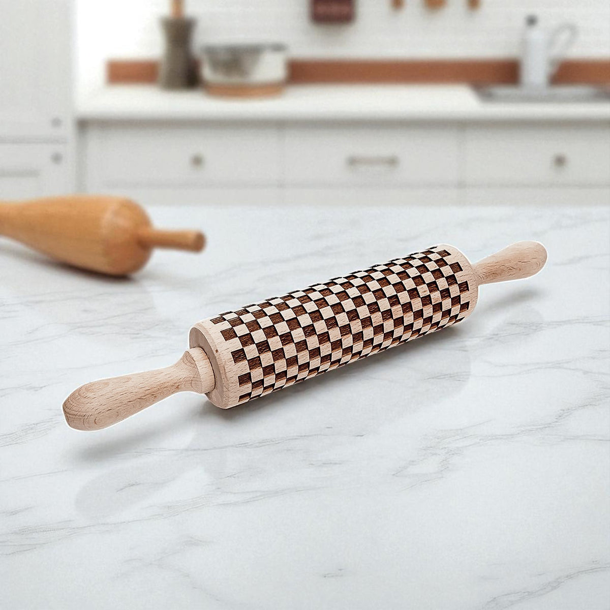 Courtly Check Rolling Pin