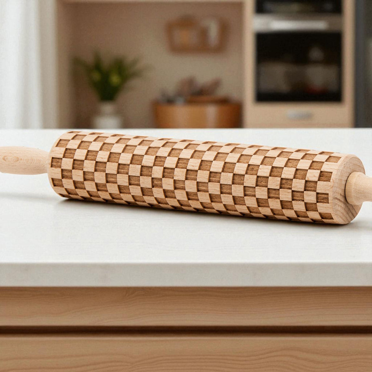 Courtly Check Rolling Pin