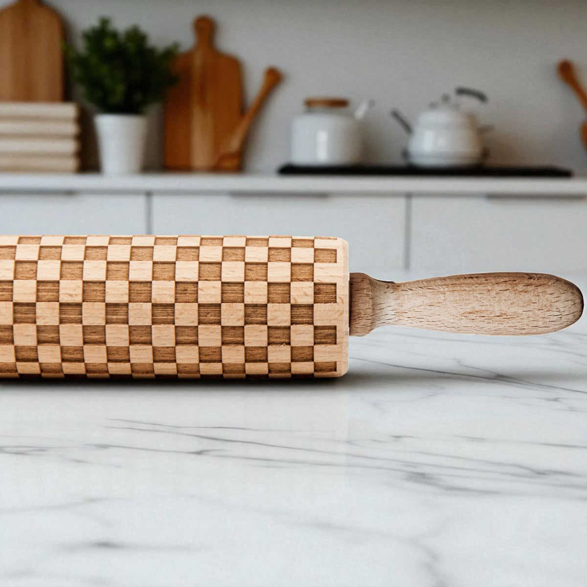 Courtly Check Rolling Pin