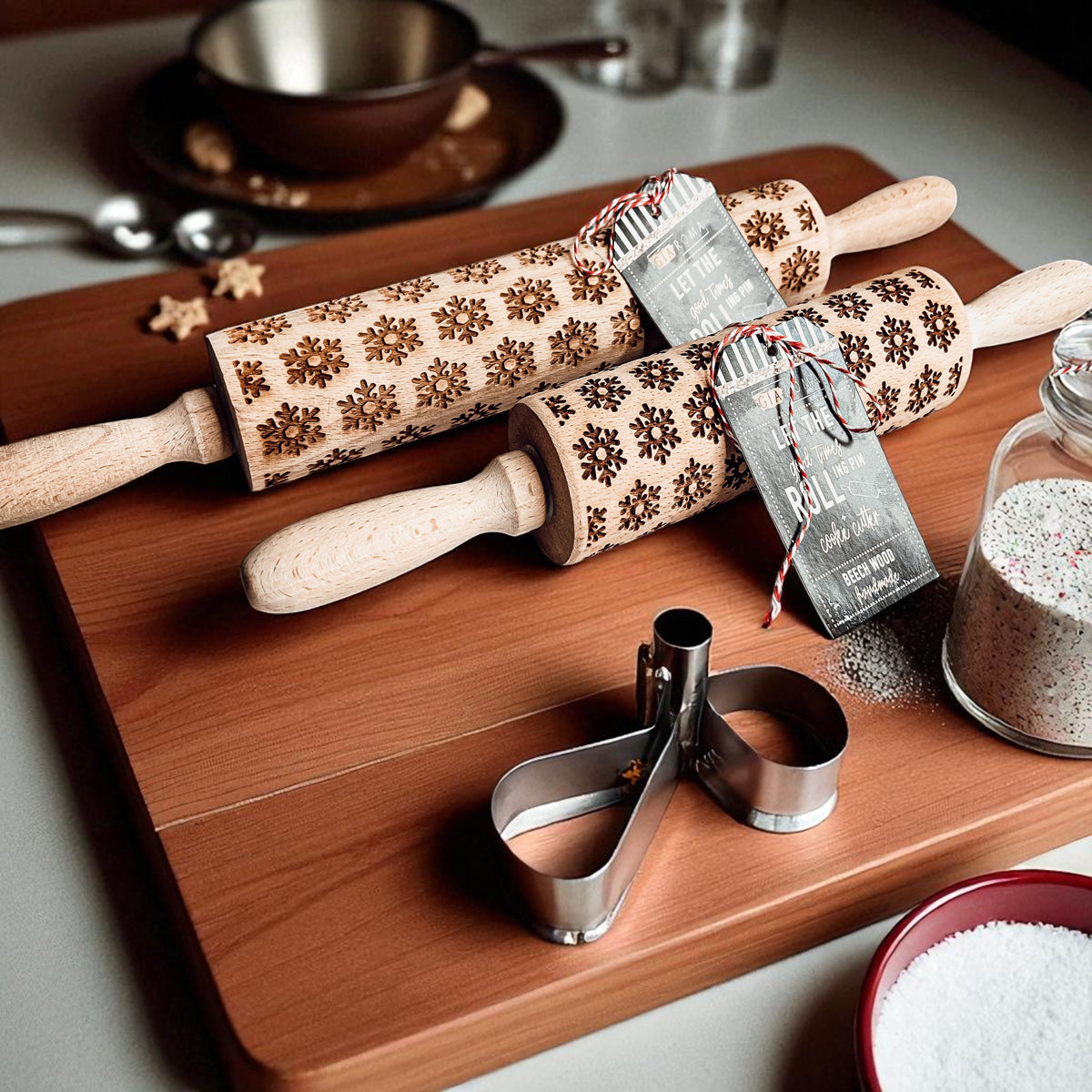 Christmas Rolling Pin Set