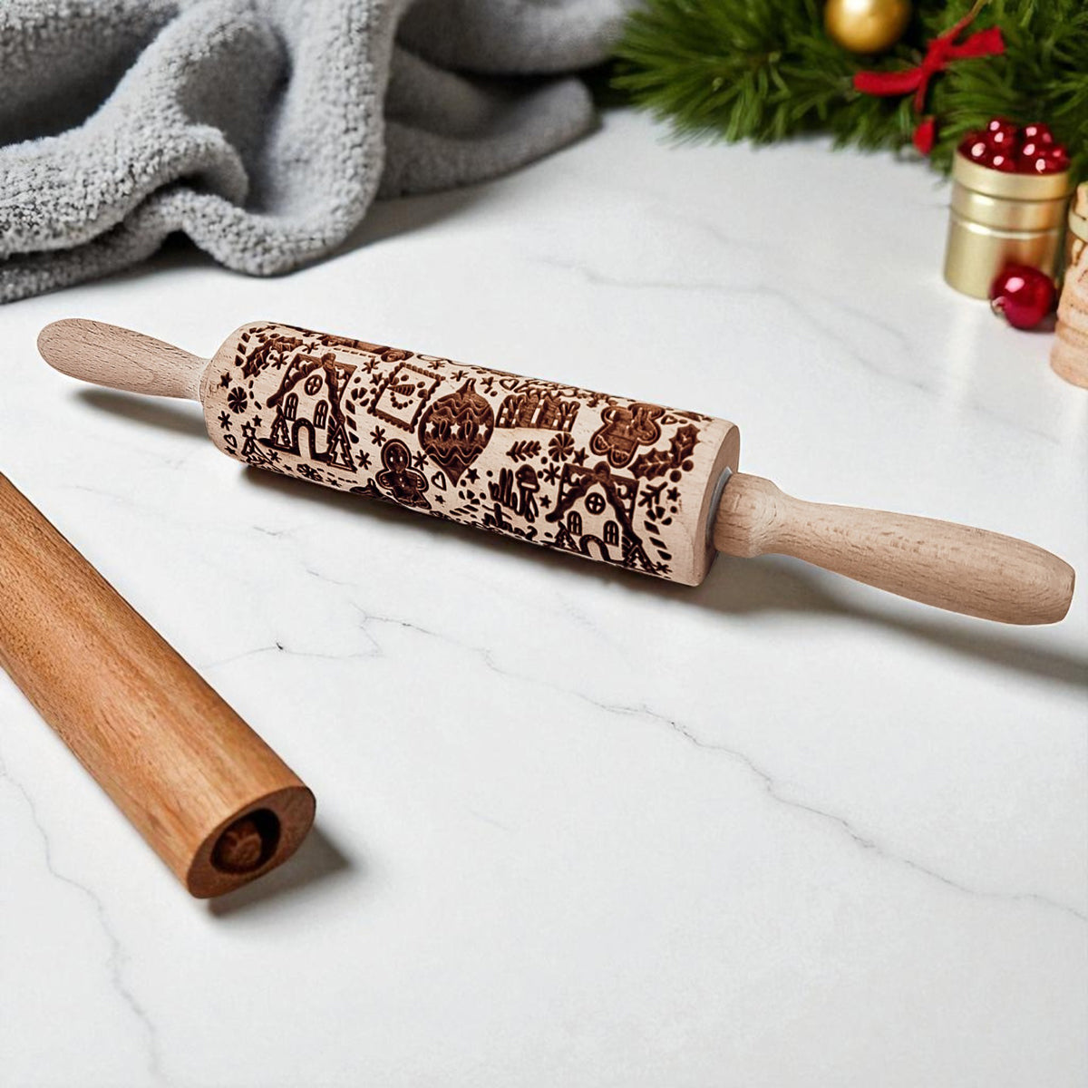 Christmas Rolling Pin Set