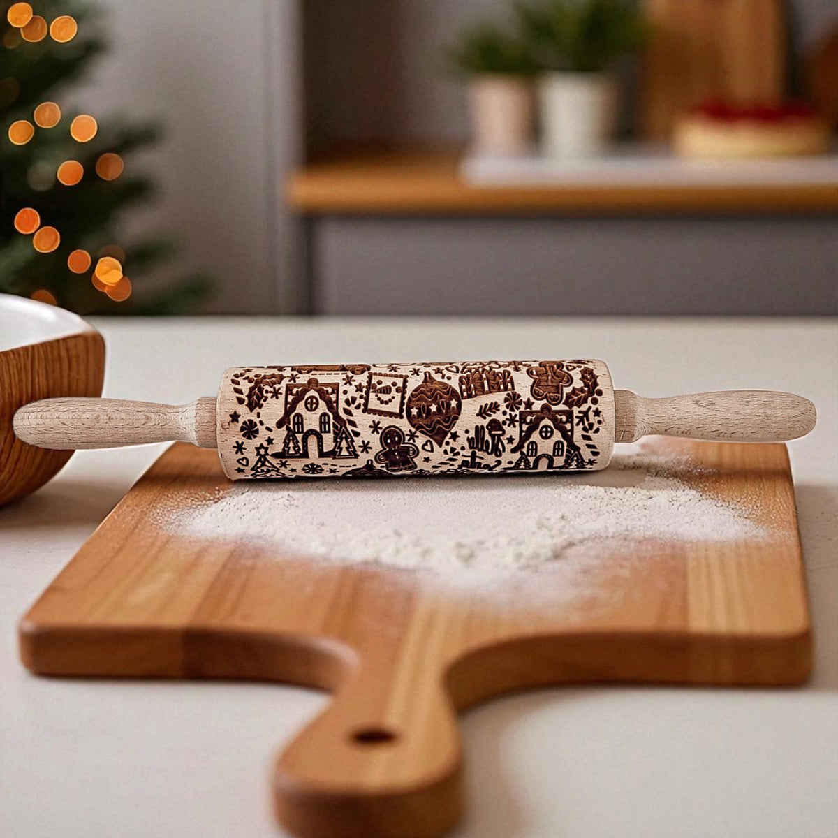 Christmas Rolling Pin Set
