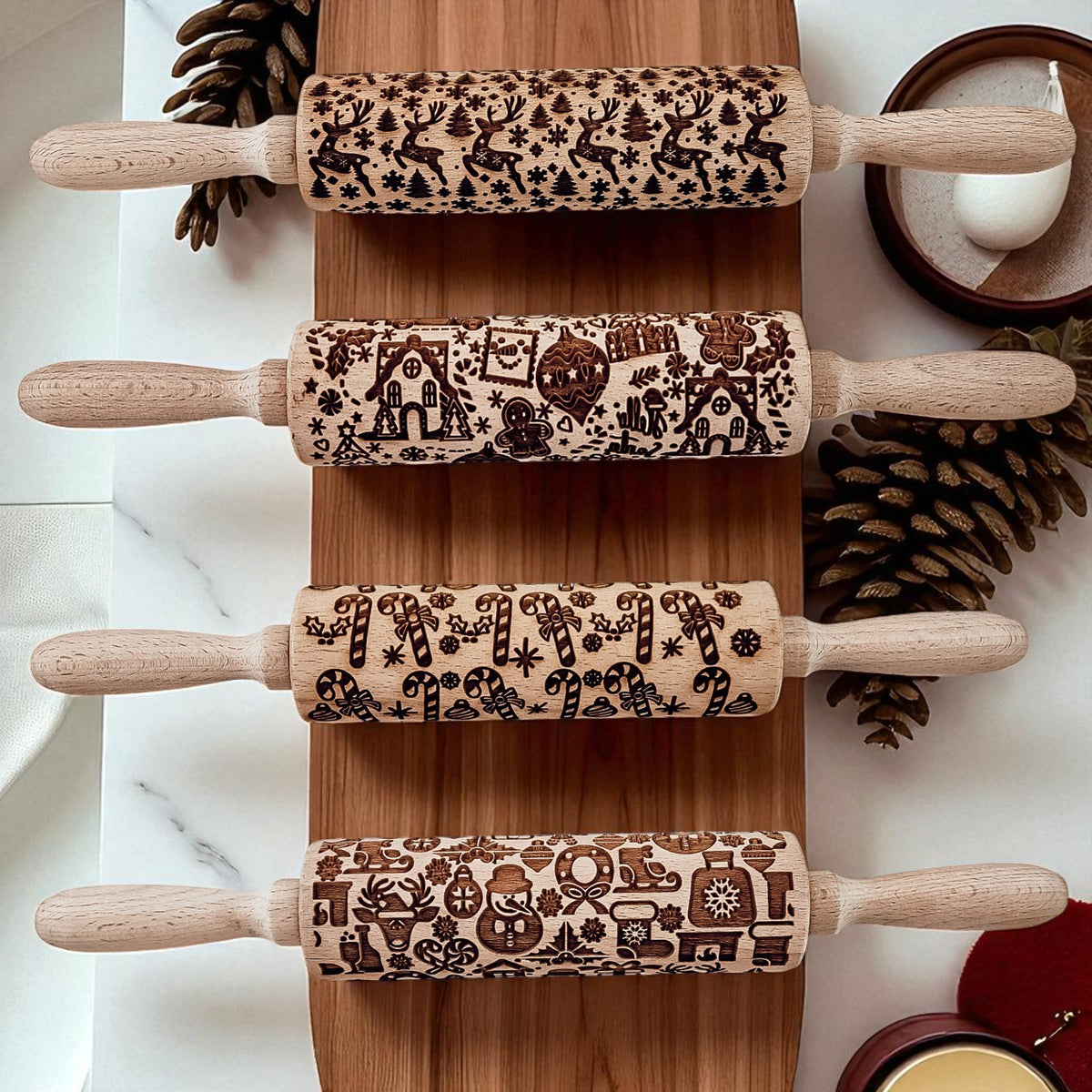 Christmas Rolling Pin Set