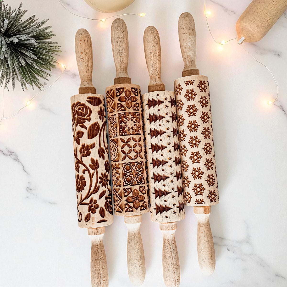 Christmas Rolling Pin Set