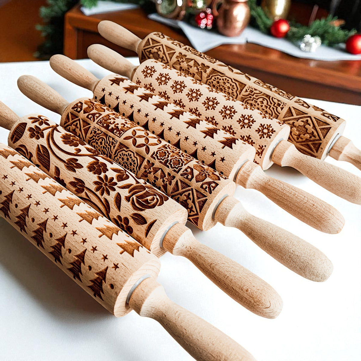 Christmas Rolling Pin Set