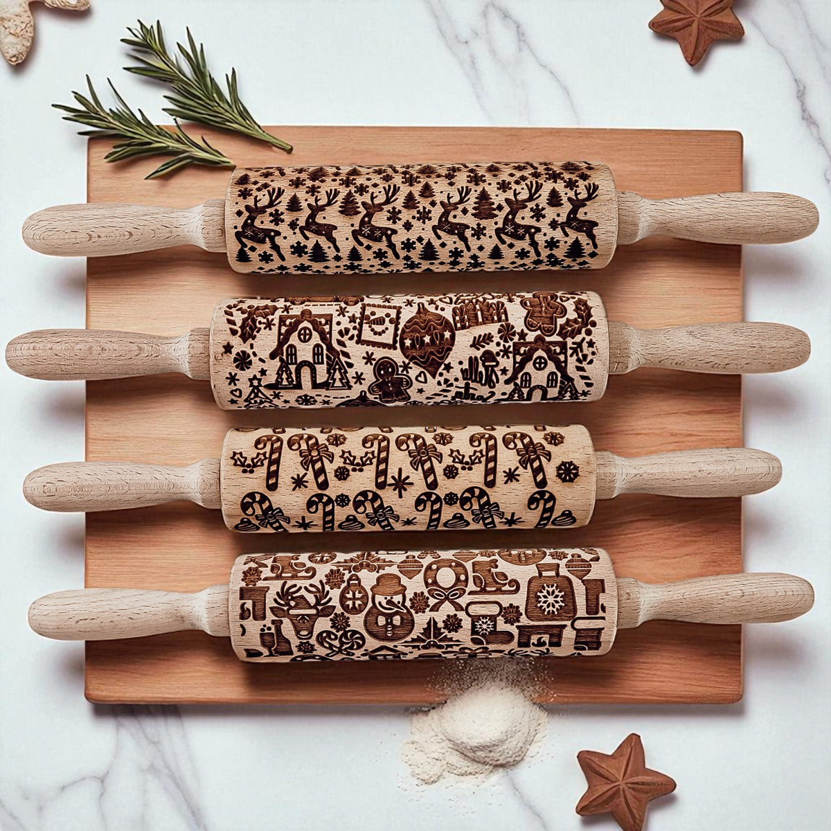 Christmas Rolling Pin Set