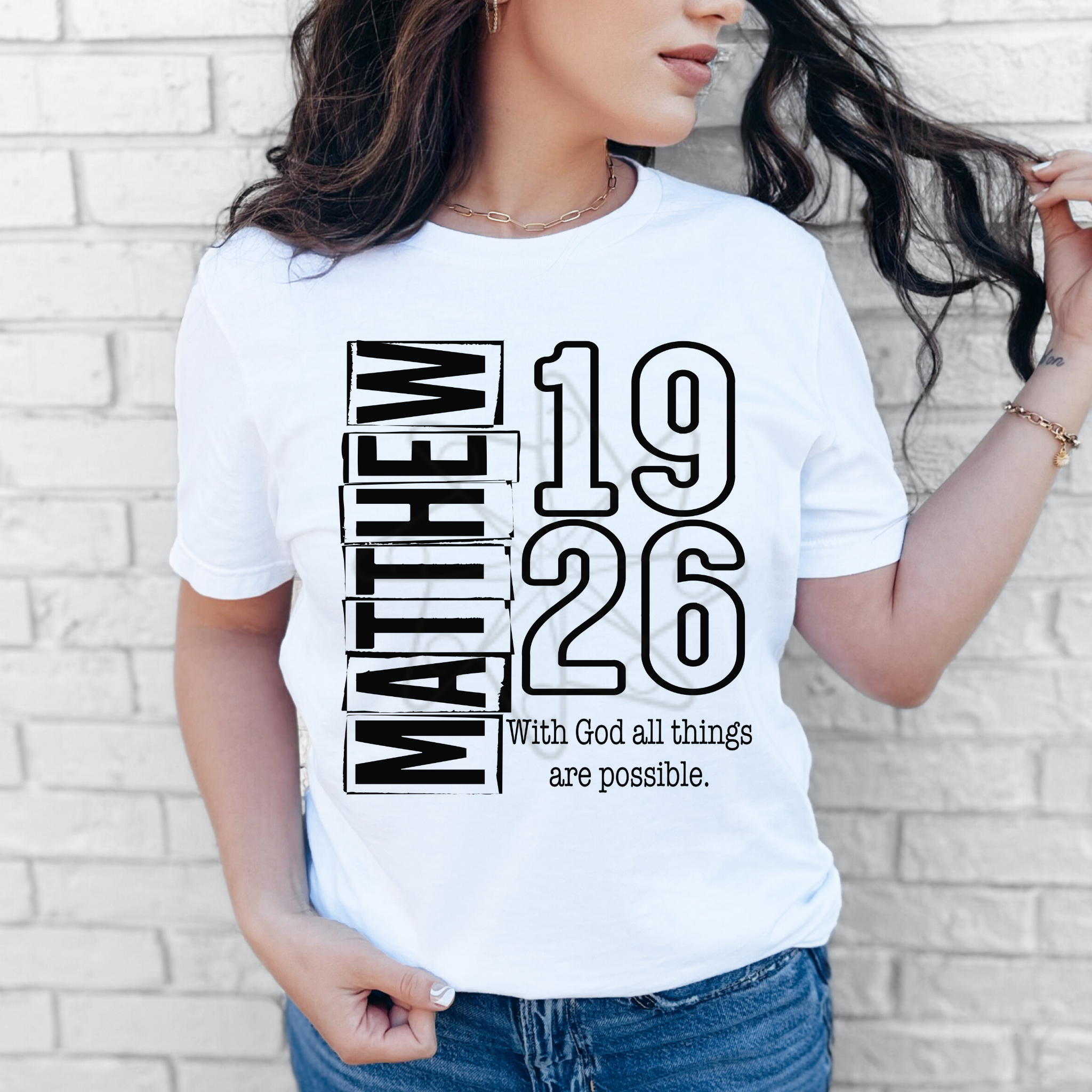 With God All Things Are Possible Tee