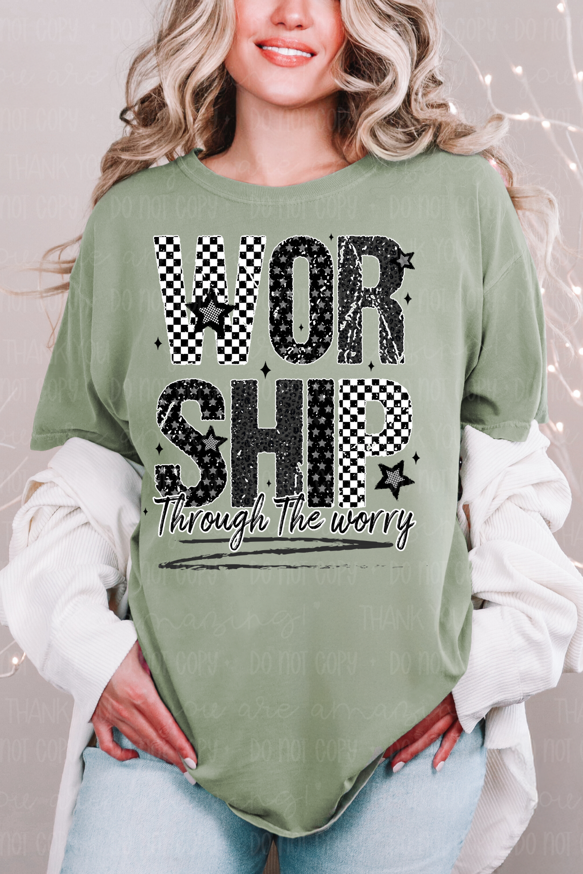 Worship Through Worry Tee