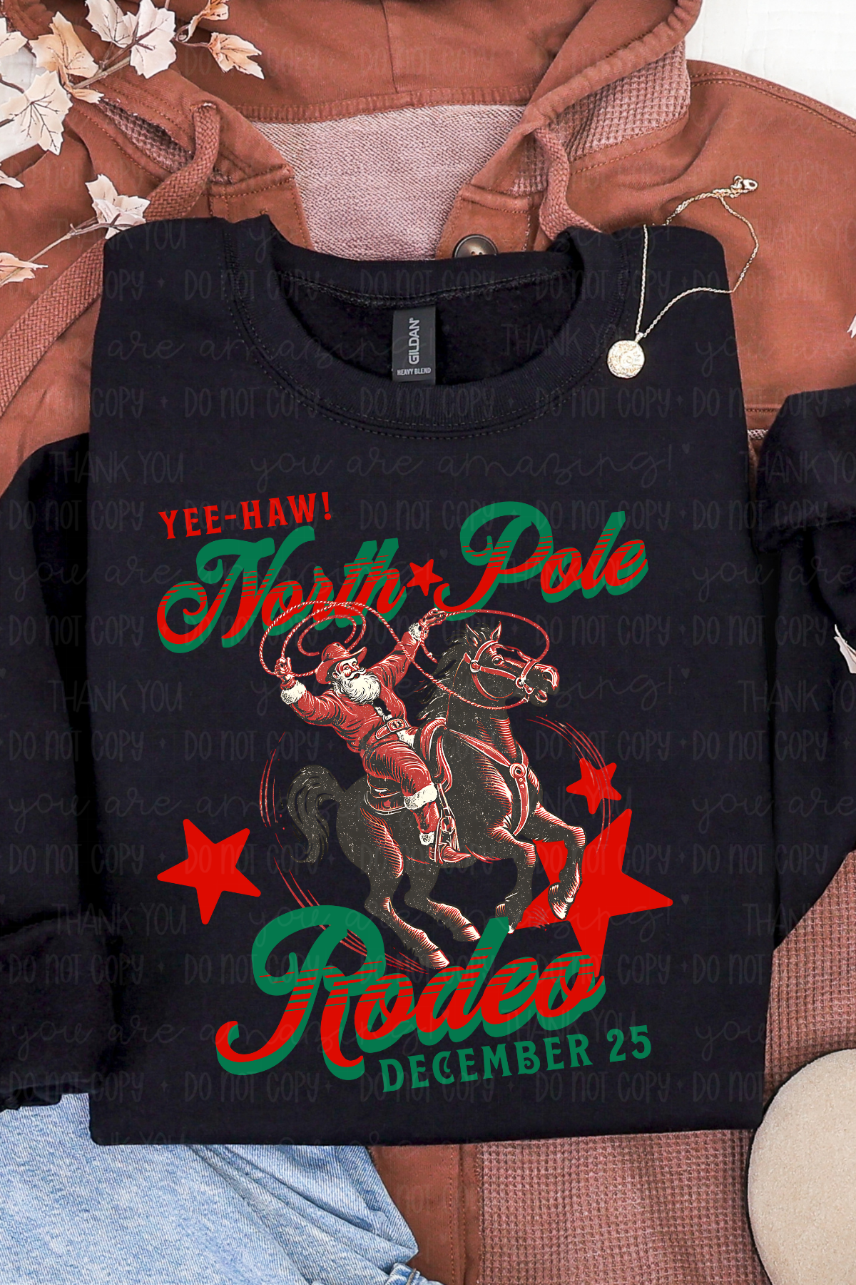 Yee-Haw North Pole Sweatshirt